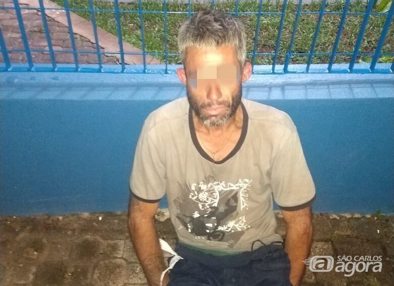 Acusado foi detido durante tentativa de furto na Fesc 2 - Crédito: Divulgação