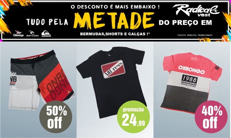 Últimos dias da promoção Radical Vest -