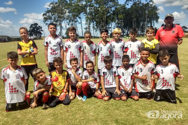 Sub11 do Salesianos fez bonito em torneio realizado em Araraquara - Crédito: Divulgação