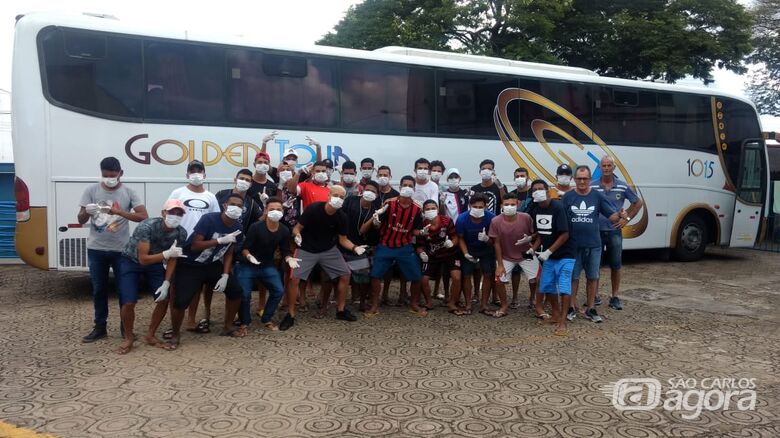 Atletas de 17 a 21 anos da base do São Carlos retornam para o Maranhão - Crédito: Divulgação