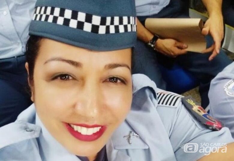 Sargento Magali foi internada após sentir os sintomadas da covid-19, mas não resistiu - Crédito: Divulgação