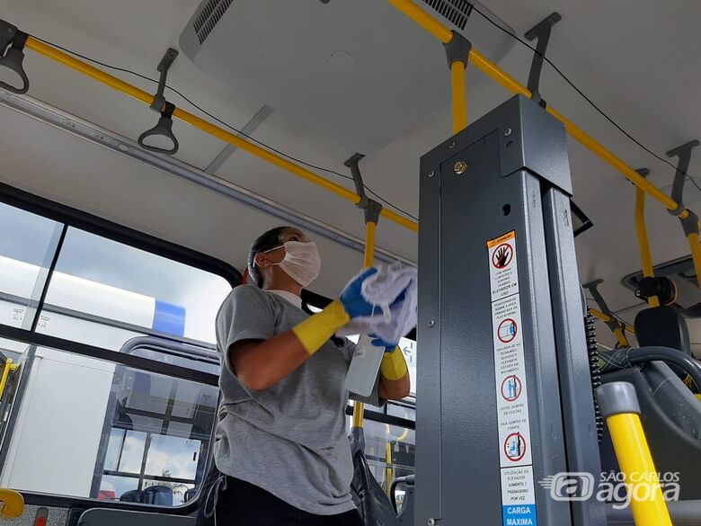 Suzantur e BusFácil São Carlos continuam operando e garantem transporte para profissionais de serviços essenciais - Crédito: Divulgação