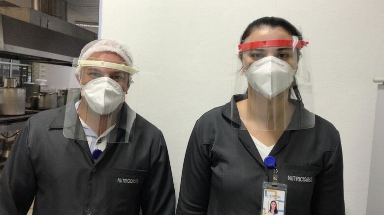 UFSCar produz 6 mil protetores faciais por semana - Crédito: Divulgação