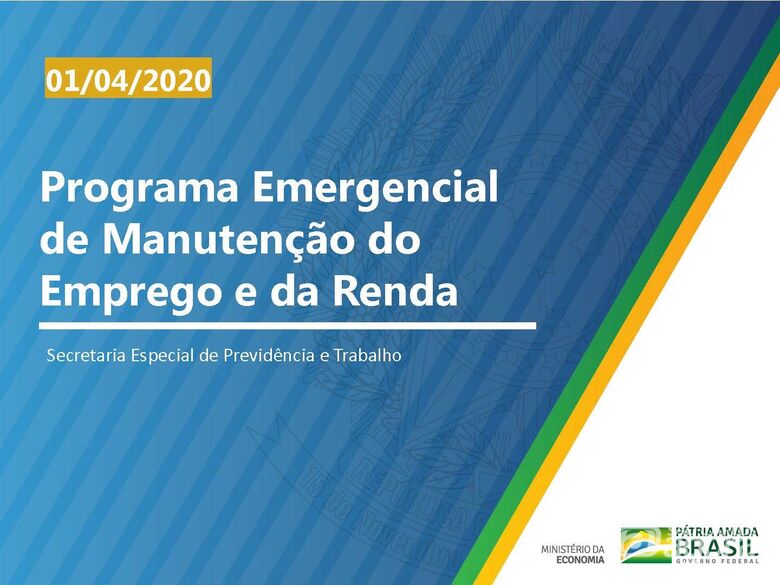 MP 936- Programa Emergencial de Manutenção do Emprego e Renda -