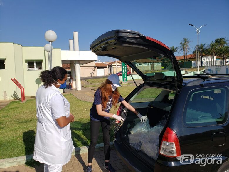 UFSCar efetua a doação de 120 máscaras aos profissionais de saúde de Ibaté - Crédito: Divulgação