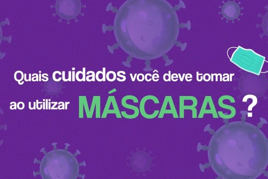 Laboratório de divulgação científica da UFSCar produz animação com instruções e cuidados no uso de máscaras - Crédito: Divulgação