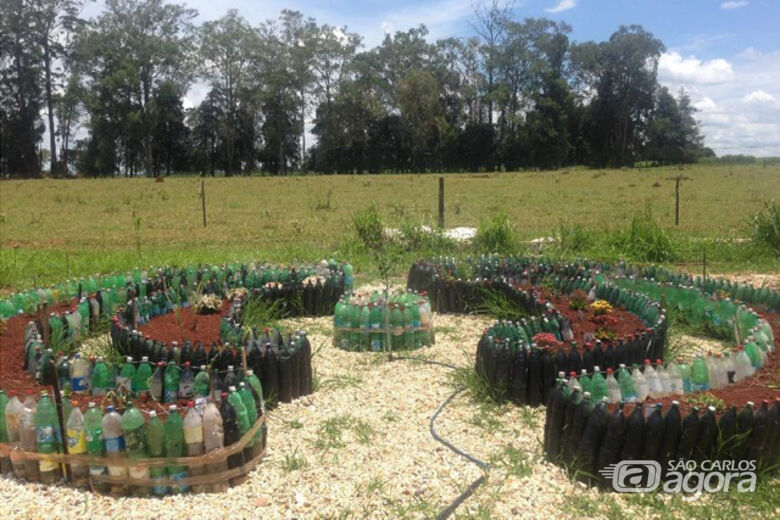 Jardim sensorial implantado no Campus Lagoa do Sino - Crédito: Pedro Henrique Furquim Cordeiro