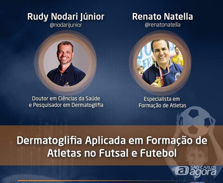 Live irá debater o uso da Dermatoglifia na formação de atletas -