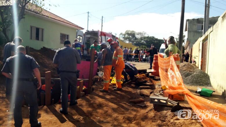 Equipes trabalham no resgate das vítimas - Crédito: Divulgação