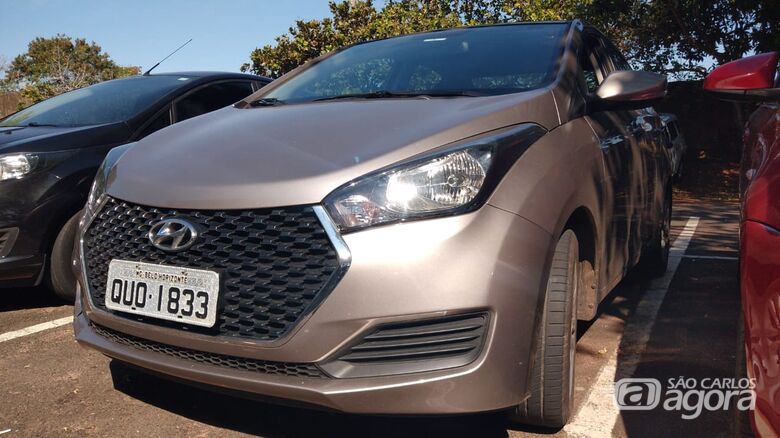 Um dos veículos que foi apreendido neste final de semana - Crédito: Marco Lúcio/São Carlos Agora