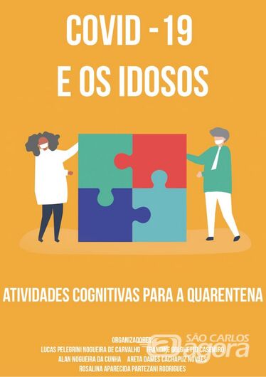 E-book propõe atividades que estimulam a cognição dos idosos durante a quarentena - Crédito: Divulgação