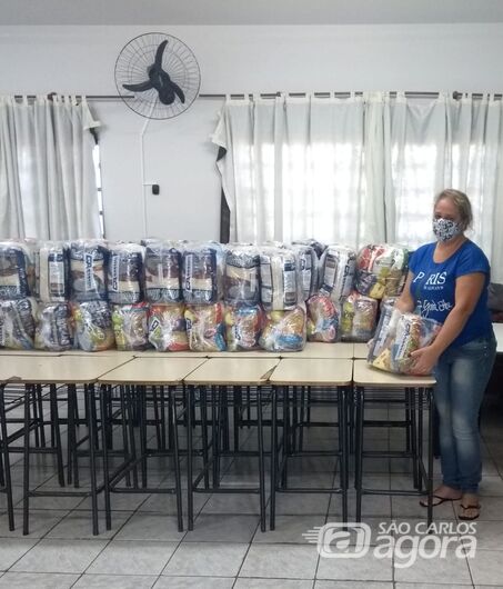 Prefeitura de Ibaté inicia segunda distribuição dos 4.337 kits de merenda escolar - Crédito: Divulgação