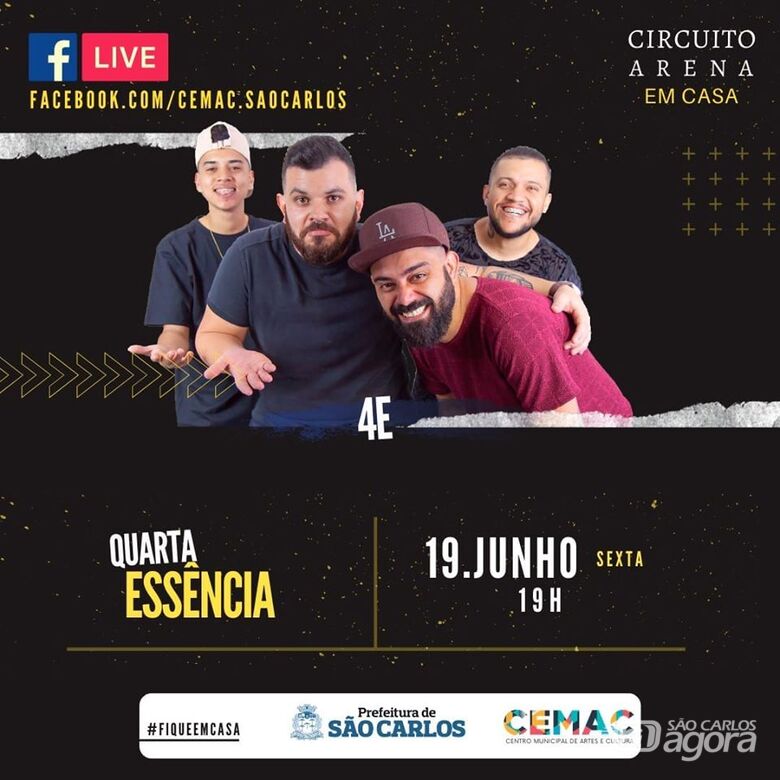 Circuito Arena em Casa prepara nova programação para o fim de semana - Crédito: Divulgação