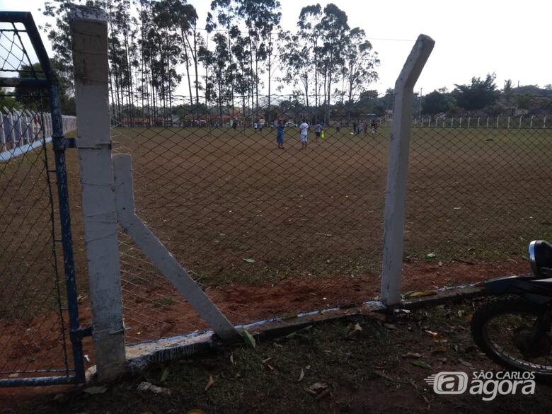 Campeonato de futebol é paralisado durante Operação Saturação em Santa Eudóxia - Crédito: Divulgação