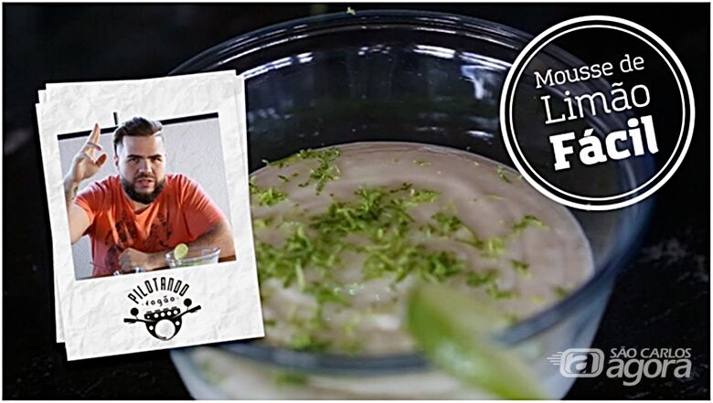 Vinicius Holmo ensina a preparar mousse de limão com apenas três ingredientes -