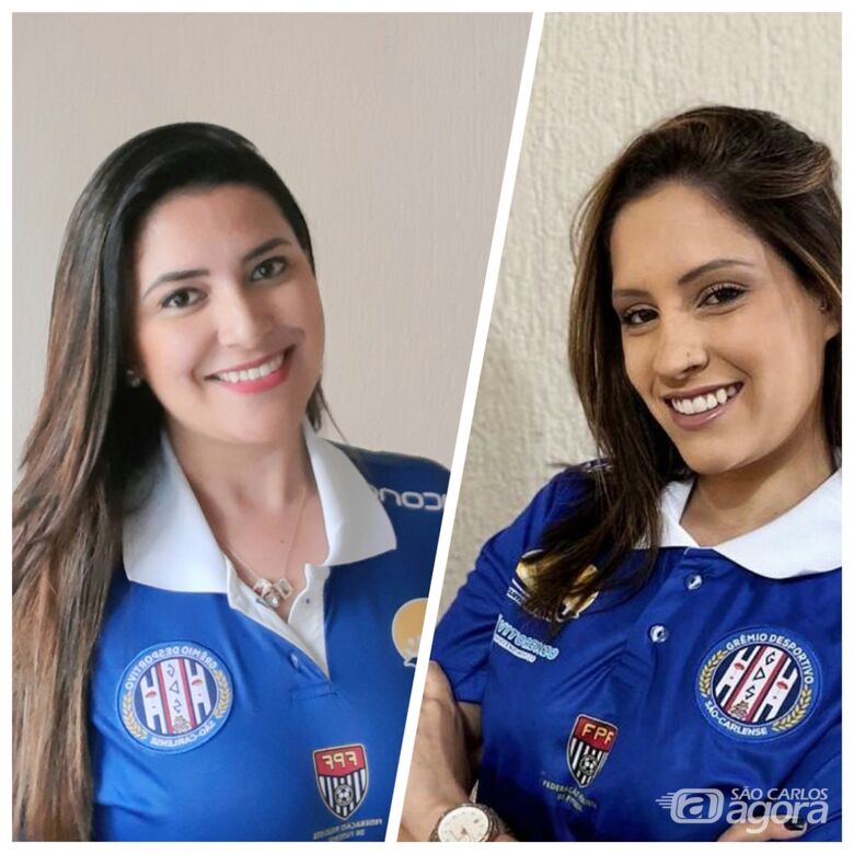 Ana Carolina e Rafaela, através de contatos virtuais, trabalham os atletas do Grêmio durante a pandemia - Crédito: Marcos Escrivani