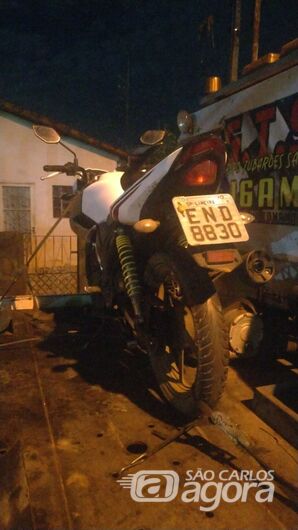 Após acompanhamento PM recupera moto furtada poucas horas antes - Crédito: Divulgação