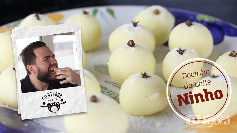 Vinicius Holmo ensina a preparar um delicioso docinho de leite ninho -