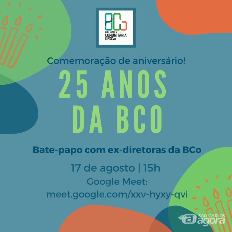 Biblioteca Comunitária da UFSCar comemora 25 anos com evento online - Crédito: Divulgação
