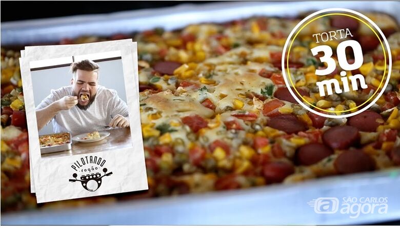 Vinicius Holmo ensina a preparar uma deliciosa "torta 30 minutos" -