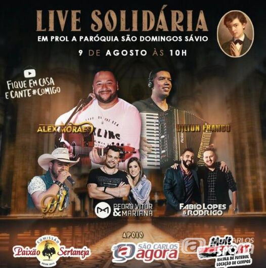 Paróquia São Domingos Sávio fará live em comemoração ao Dia dos Pais - Crédito: Divulgação