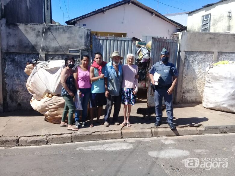 PM encontra família de mulher que apresentava confusão mental - Crédito: Divulgação