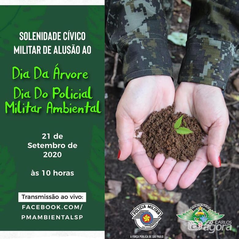 Polícia Militar Ambiental realiza solenidades em comemoração ao seu dia e ao dia da árvore -