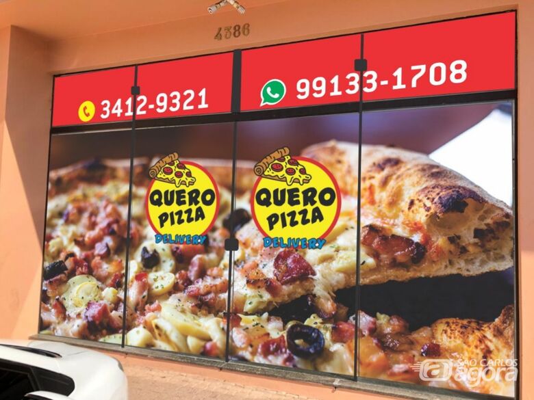 Quero Pizza Delivery inaugura neste sábado (19) com preços especiais - Crédito: Quero Pizza Delivery