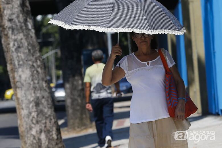 Massa de ar seco e quente deve ficar no país até semana que vem - Crédito: Arquivo/Agência Brasil