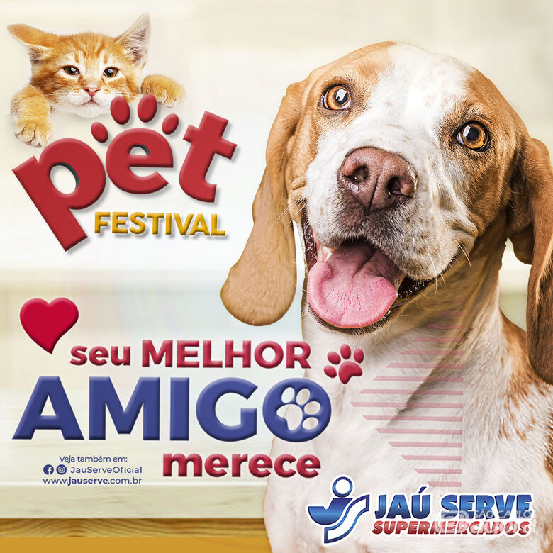 Rede Jaú Serve Supermercados lança seu Festival PET com muitas promoções e novidades - Crédito: Divulgação