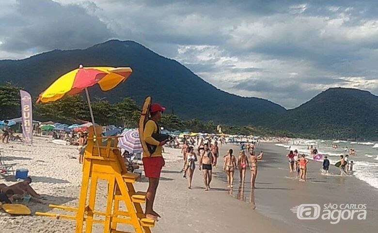 Praias do litoral paulista registram sete mortes por afogamento neste domingo - Crédito: Divulgação/Corpo de Bombeiros