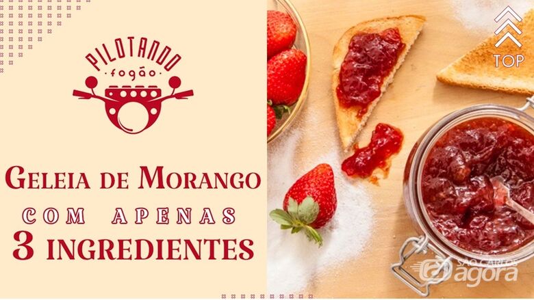 Vinicius Holmo ensina a preparar geléia de morango com 3 ingredientes -
