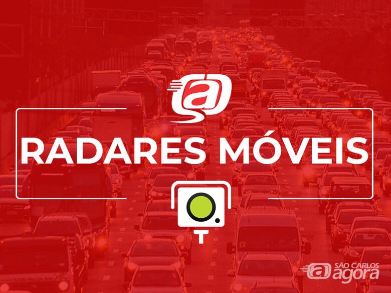 Confira a localização dos radares móveis nesta quarta-feira (30) - 