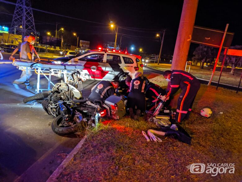 Motociclista morre em acidente na Getúlio Vargas - Crédito: Maycon Maximino