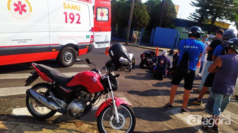 Motociclista fica ferido após colisão na Redenção - Crédito: Maycon Maximino
