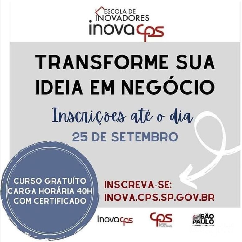 Escola de Inovadores abre inscrições para projetos de startups - Crédito: Divulgação