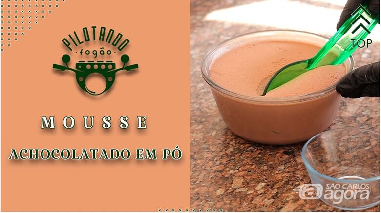 Vinicius Holmo ensina a fazer um delicioso Mousse De Nescau -