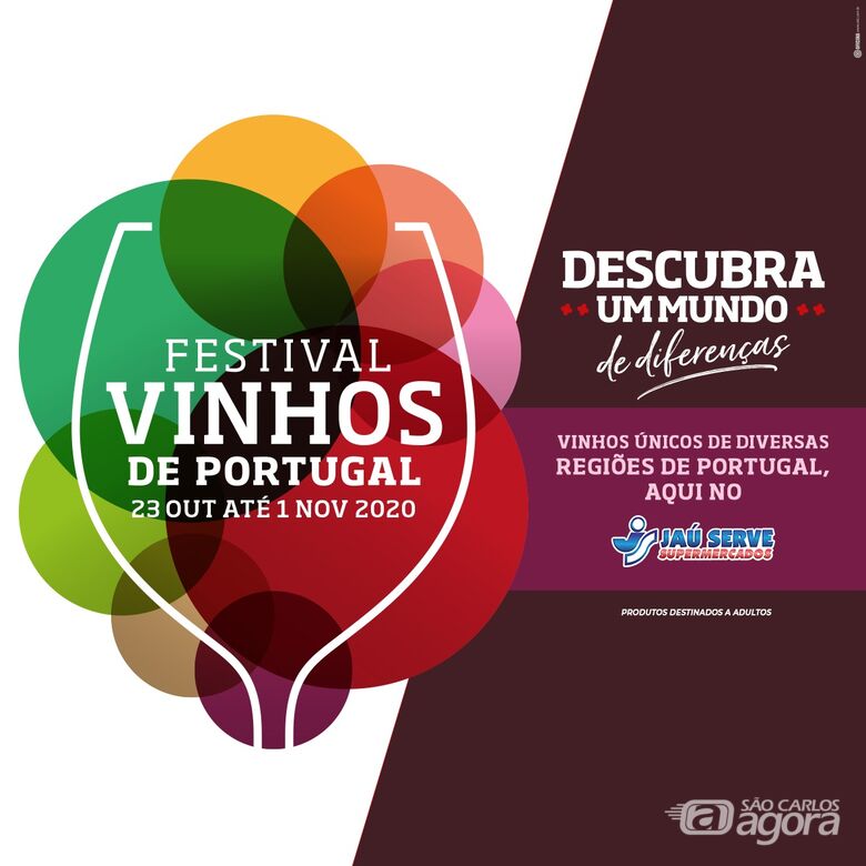 Festival de Vinhos de Portugal do Jaú Serve Supermercado convida para descobrir muitos sabores - Crédito: Divulgação