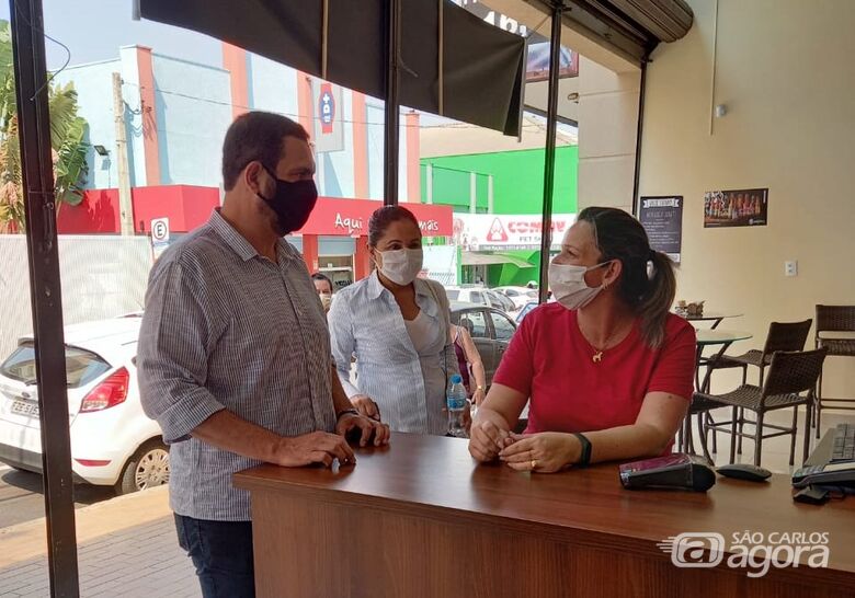 Júlio Cesar debate geração de emprego e renda com comerciantes - Crédito: Divulgação