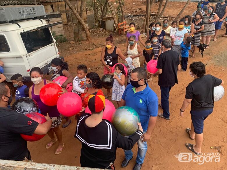 Leite Sem Fronteiras promove a alegria de 1,5 mil crianças em São Carlos - Crédito: Divulgação