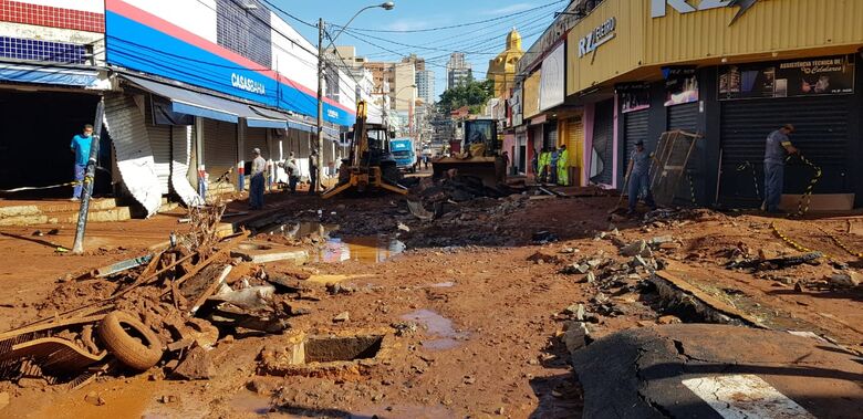 Região central foi a mais afetada - Crédito: Divulgação