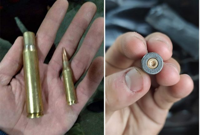 Projéteis da .50 e da 7,62 usados em armamentos pesados - Crédito: RCIA