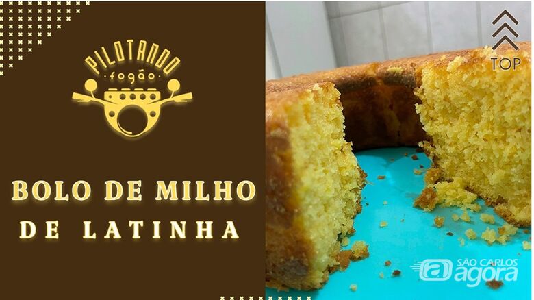 BOLO DE MILHO DE LATINHA  FÁCIL E DELICIOSO 