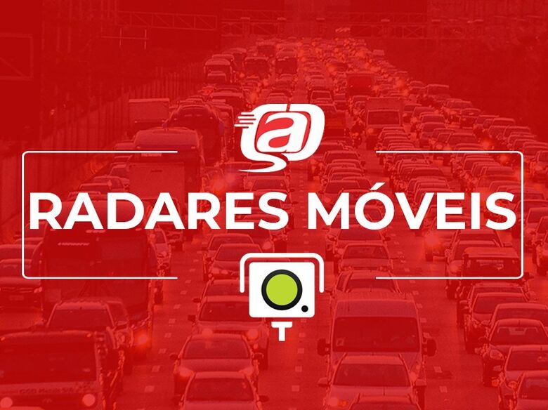 Confira a localização dos radares nesta segunda-feira -