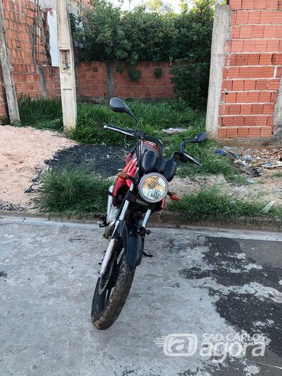 Moto furtada é localizada no Cidade Aracy -