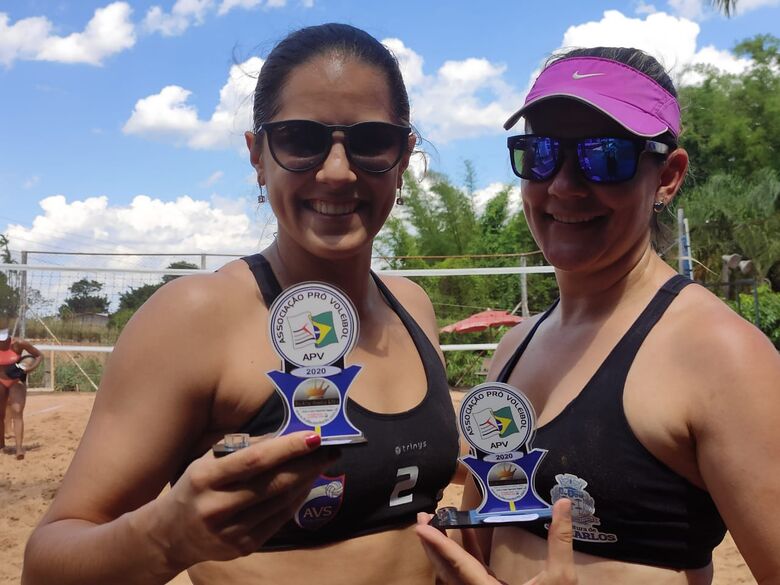 Dupla são-carlense é vice-campeã em Pirassununga - Crédito: Divulgação