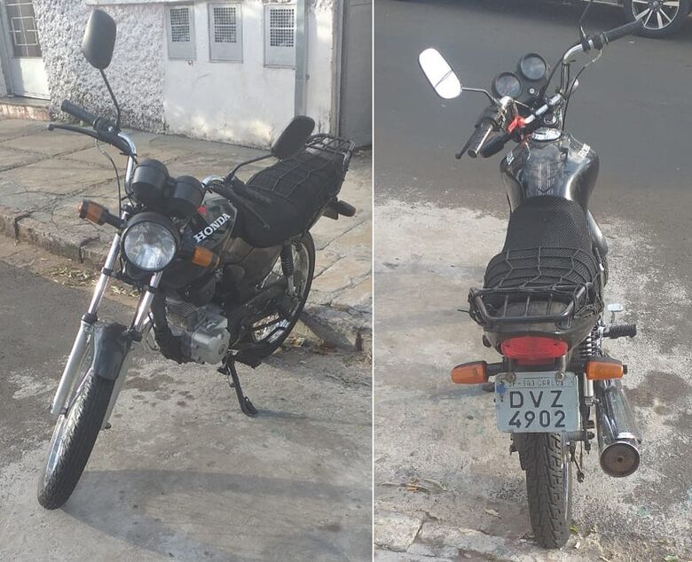 Moto é furtada na Vila Prado -