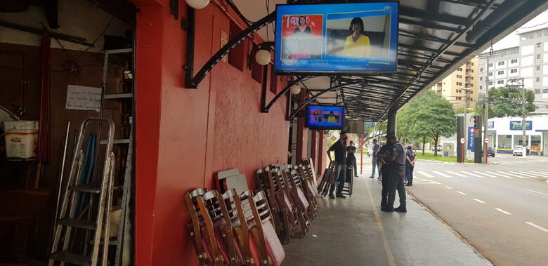Bar localizado no Centro de São Carlos é fechado pela Prefeitura Municipal - Crédito: Divulgação/Prefeitura Municipal