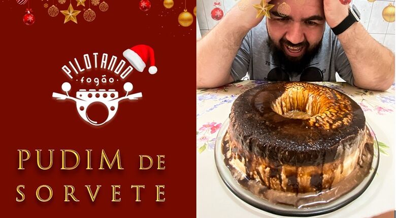 Vinicius Holmo ensina a fazer um delicioso pudim de sorvete -