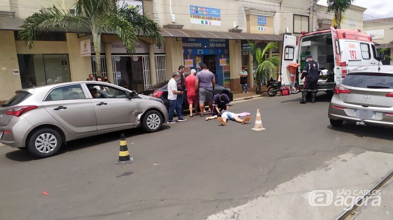 Motoboy fica ferido após colisão no Santa Felícia - Crédito: Maycon Maximino